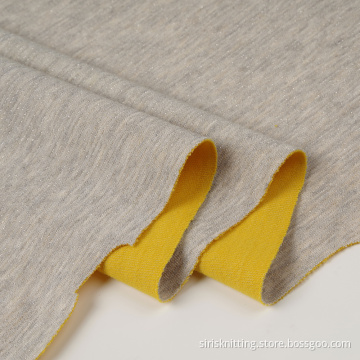 Garnfärgat bomull Polyester Glitter Interlock